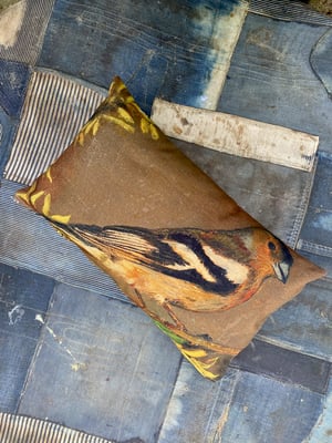 Image of chaffinch pillow
