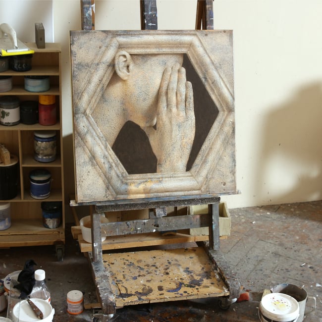 Portrait Of L. With Frame.