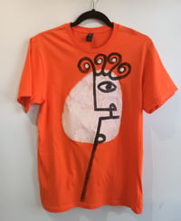 Image 3 of orange painted shirt...small
