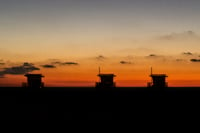 Venice Beach sunset, California