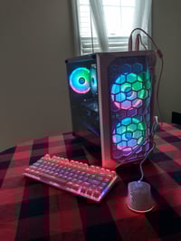 Pink Gaming Computer - Custom PC - Intel + Nvidia - Windows 11
