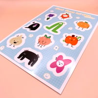 Image 1 of Funky Guys Sticker Sheet