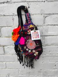 Image 2 of Boho bum bag Purples