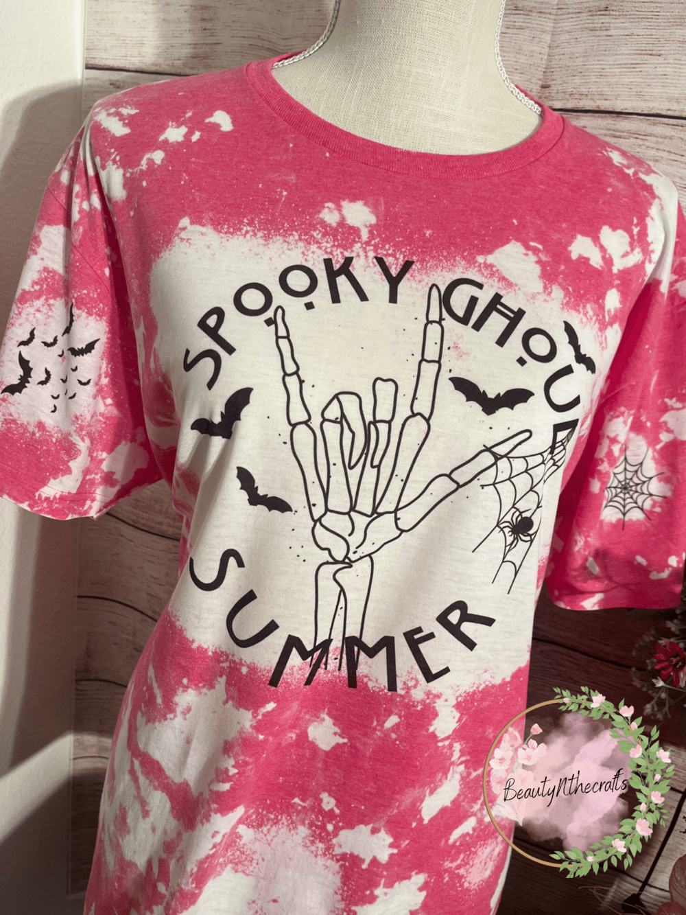 Image of Spooky Ghoul Summer Bleached Tee