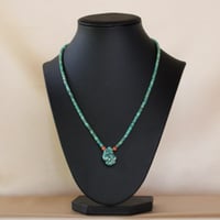 Image 1 of 1 strand turquoise Nugget necklace