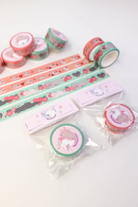 Image 3 of  Washi Tape - Strawberry kitties 