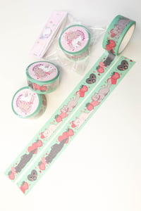 Image 2 of  Washi Tape - Strawberry kitties 