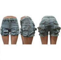 The Denim Cargo Shorts 