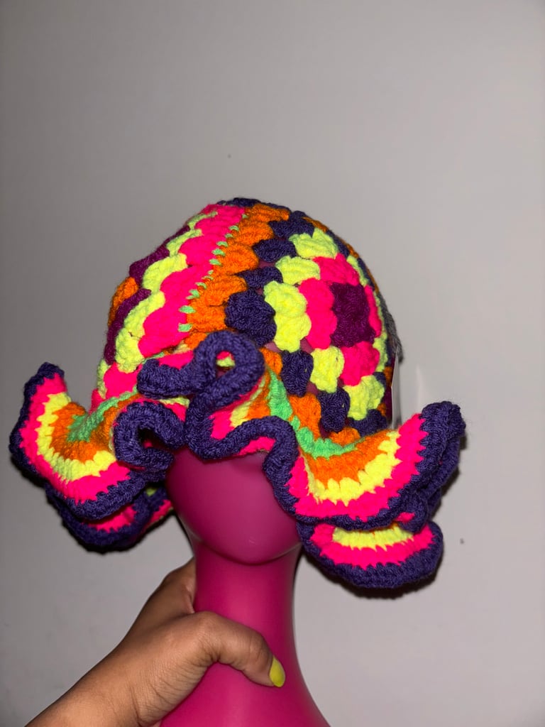 Custom Flower Power Bucket hats