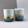 Set de deux tasses à café en porcelaine 71