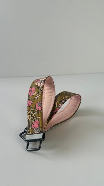 Image of Pink Floral fabric key fobs- FREE SHIPPING!