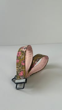 Image 1 of Pink Floral fabric key fobs