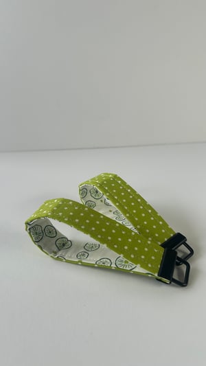 Image of Key Lime fabric key fob- FREE SHIPPING!