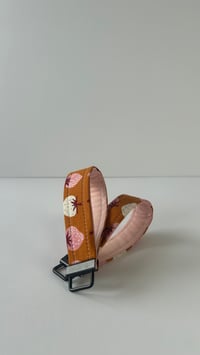 Image 1 of Strawberries and Carmel Fabric Key Fobs