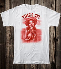Image 2 of Time's Up! Tee (red)