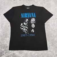 Image 1 of Nirvana 1994 ‘Kurt Cobain Tribute’ The Black Sheep T-Shirt