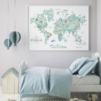 'Giant Illustrated World Map' 
