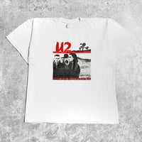 Image 1 of U2 1980’s ‘The Joshua Tree’ Bootleg White T-Shirt