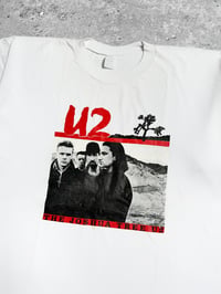 Image 4 of U2 1980’s ‘The Joshua Tree’ Bootleg White T-Shirt