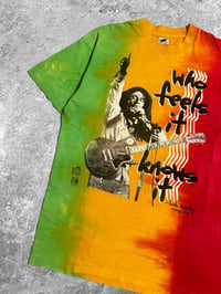 Image 4 of Bob Marley 1990's 'Who Feels It, Knows It' Tie Dye T-Shirt