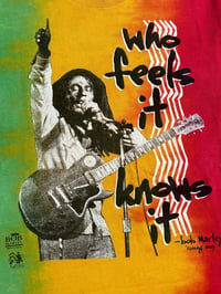 Image 5 of Bob Marley 1990's 'Who Feels It, Knows It' Tie Dye T-Shirt
