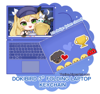 (SPECIALTY KEYCHAIN) DOKIBIRD LAPTOP