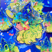 Image 1 of ‘Elf witch’ acrylic keychain
