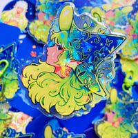 Image 3 of ‘Elf witch’ acrylic keychain