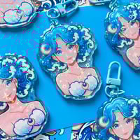 Image 2 of Mermaid acrylic keychain