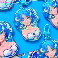 Image 3 of Mermaid acrylic keychain