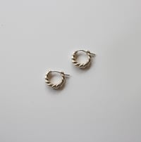 Image 1 of Rope Hoop Earring