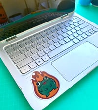 Image 4 of Fire Frog Sticker