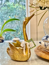“Julie” Matcha 540 Baccarat Eau de Parfum Wooden Wick Brass Swan Soy Candle 