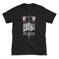 Image 1 of ABSU - THE COMING OF WAR T-SHIRT (WHITE PRINT)