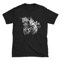 Image 1 of ABSU - SWORDS AND LEATHER T-SHIRT (WHITE PRINT)