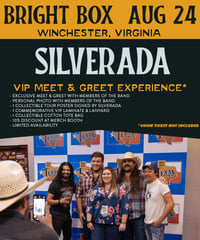WINCHESTER, VA (BRIGHT BOX THEATER, AUG 24) VIP MEET & GREET PASS