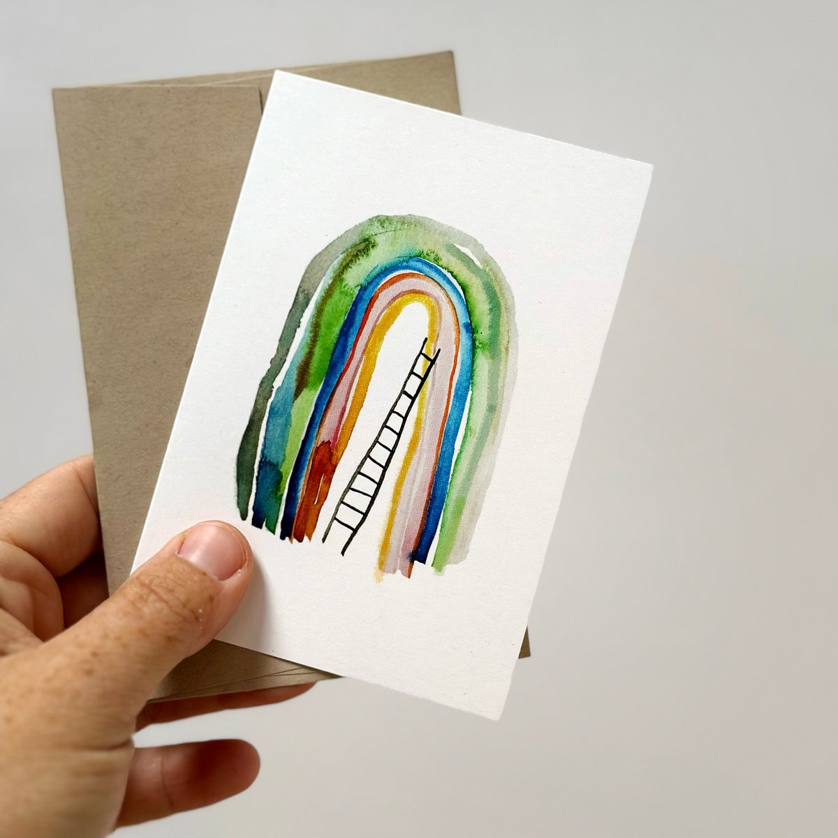 Rainbow Ladder Card | chaparral studio