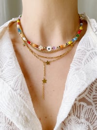 Image 1 of Collier COLORFULL // Doré