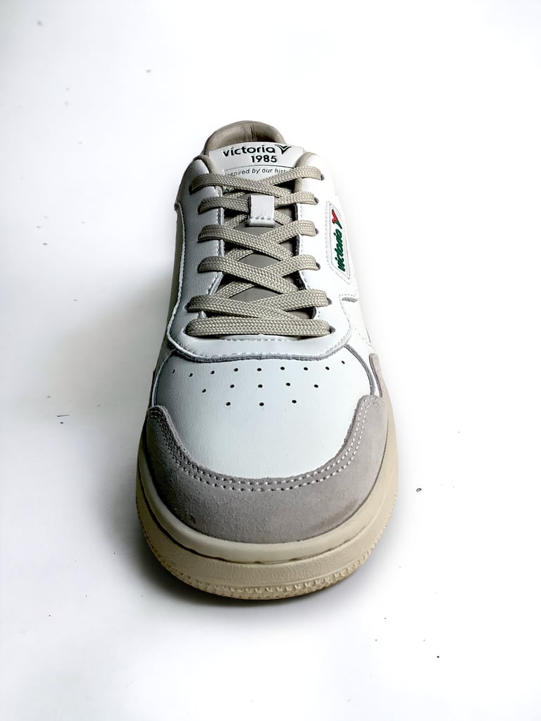 Victoria 1985 series 80’S style white tennis leather sneaker Image 3
