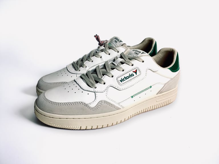Victoria 1985 series 80’S style white tennis leather sneaker Image 5