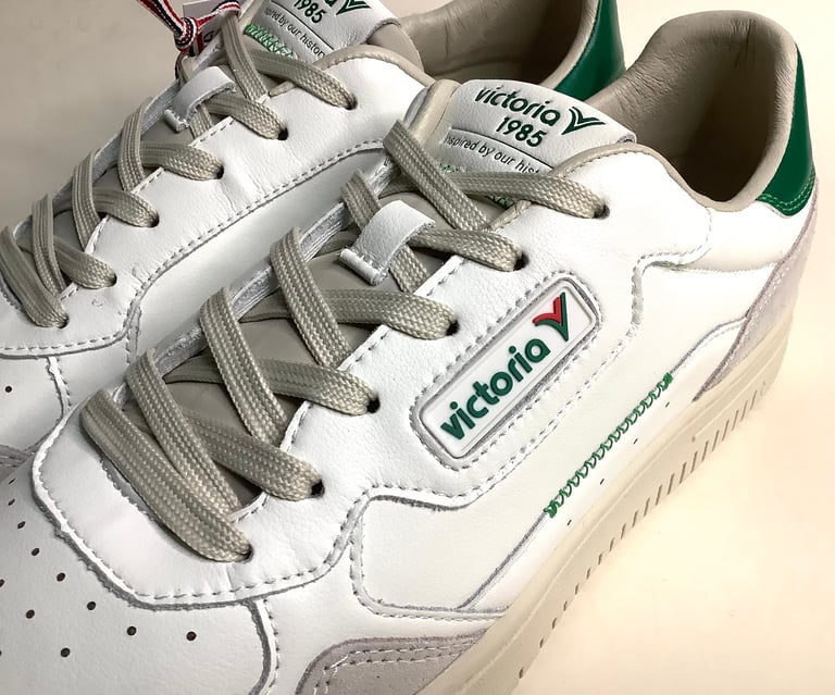 Victoria 1985 series 80’S style white tennis leather sneaker Image 7