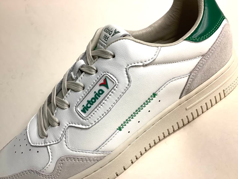 Victoria 1985 series 80’S style white tennis leather sneaker Image 12