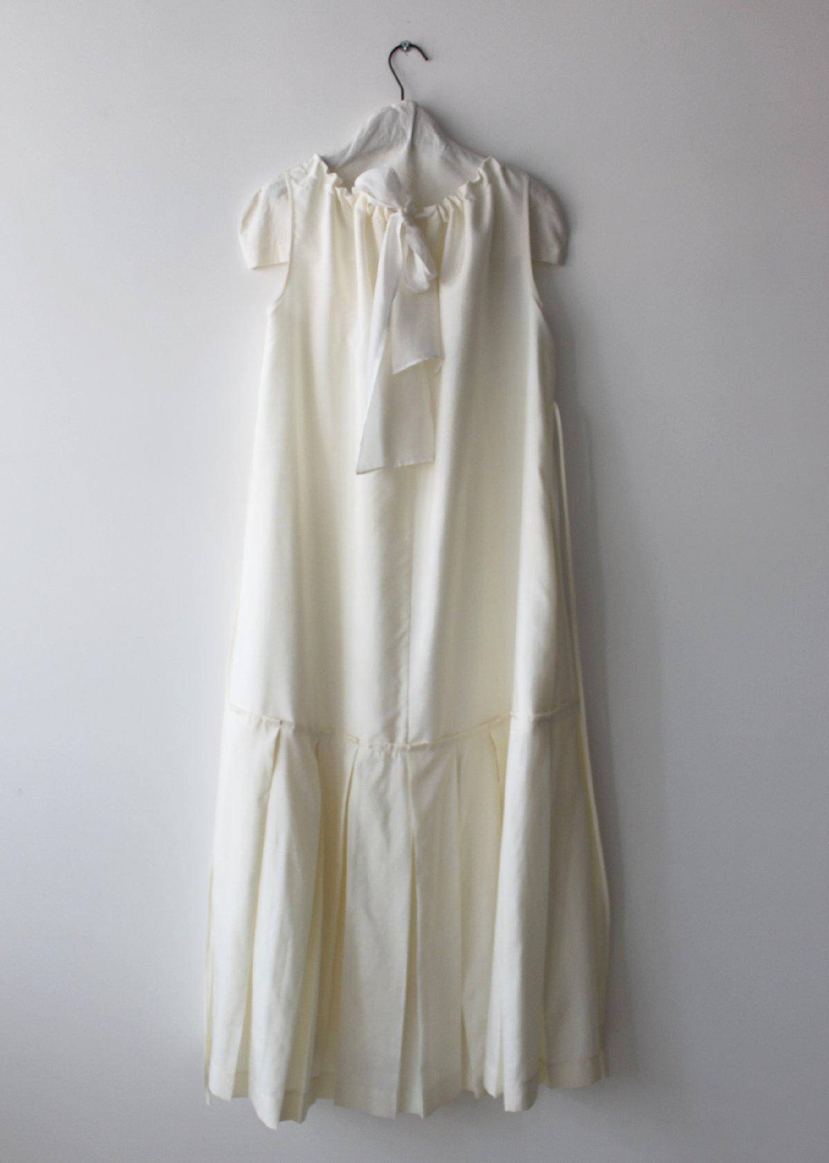 New Season-A line pleated hem long dress