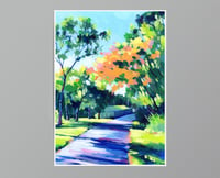 Image 1 of Path to the rockery, Springburn Park - Giclée Print