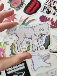Image 2 of TWO HEADED LAMB sticker