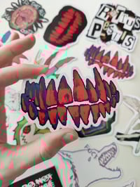 Image 2 of CRYPTID TEETH sticker