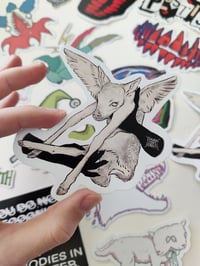 Image 2 of WINGED FAWN sticker