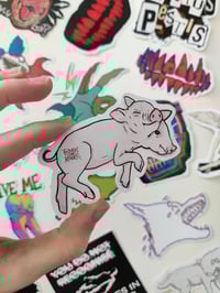 Image 2 of POLYCEPHALY PIGGY sticker