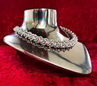 Image 2 of Viper Pattern Chain Maille Necklace