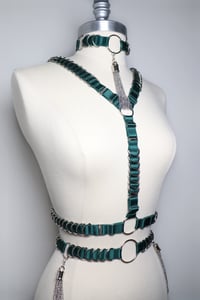 Image 5 of Satin elastic harness with D Rings 